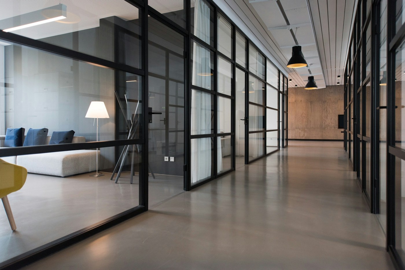 Modern workspace illustrating a digital business environment.